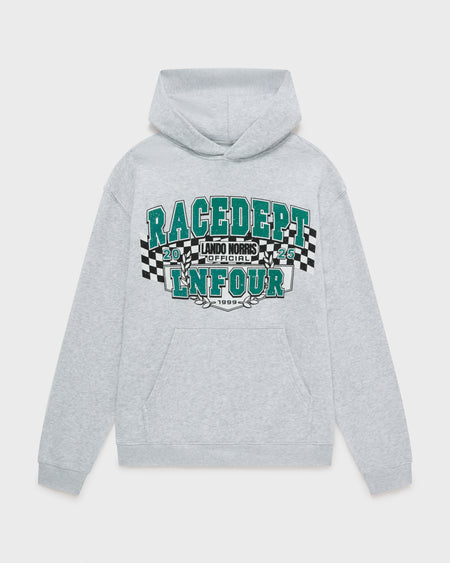 RACE DEPT FLAG HOODIE - GREY