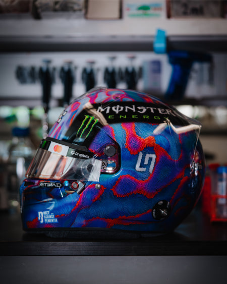 1:5 SCALE RACE AGAINST DEMENTIA MINI HELMET