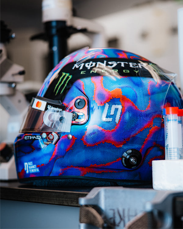 1:2 SCALE RACE AGAINST DEMENTIA HELMET
