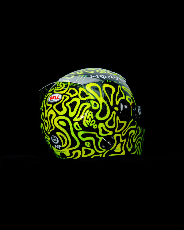 1:5 SCALE 2025 DARK GLITTER MINI HELMET