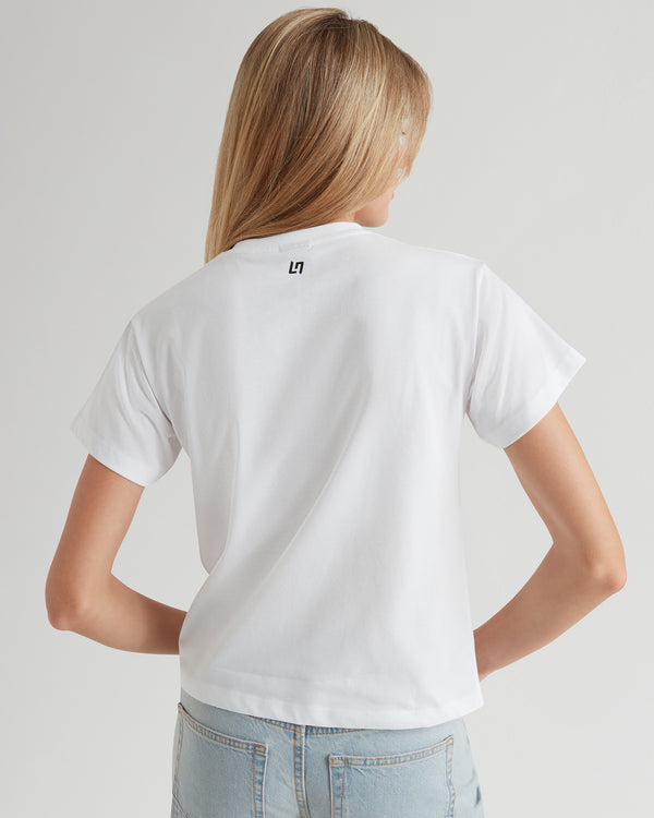 LANDO LICENCE FITTED TEE - WHITE