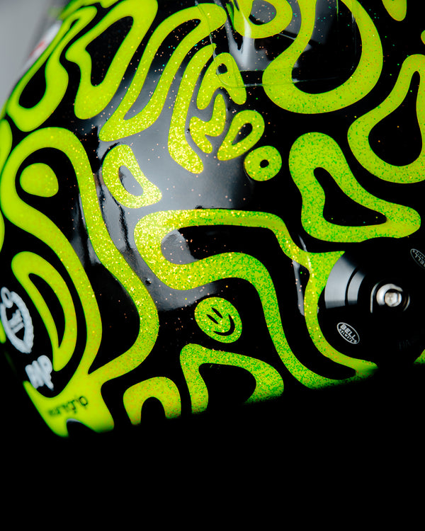 1:5 SCALE 2025 DARK GLITTER MINI HELMET