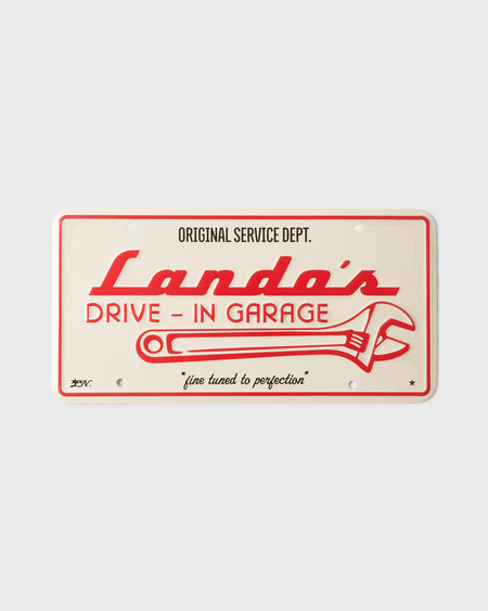SERVICE DEPT. LICENSE PLATE