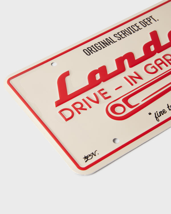 SERVICE DEPT. LICENSE PLATE
