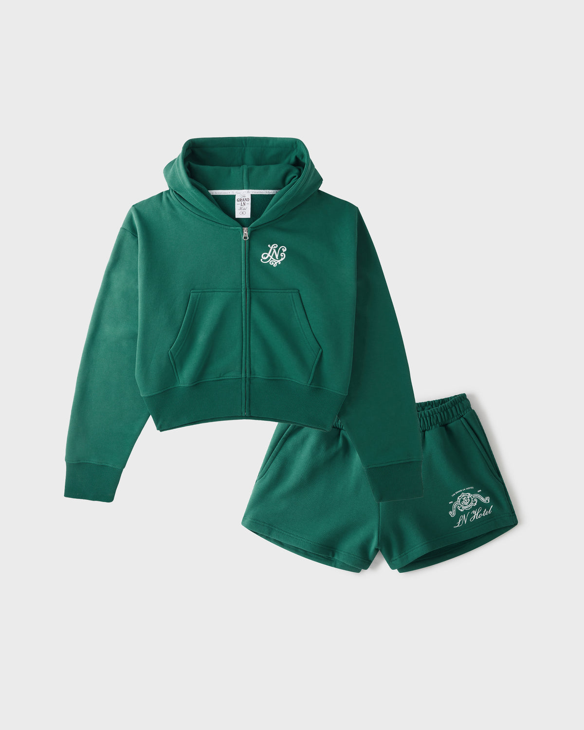 THE R&R CROPPED ZIP UP & SHORTS – LN Store