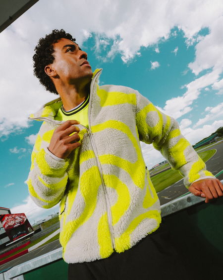 LN1 FLURO BLOB FLEECE