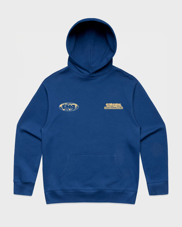 WORLD TOUR HOODIE - COBALT