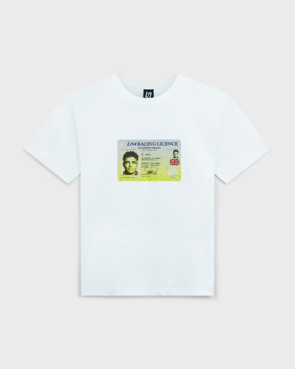 LANDO LICENCE FITTED TEE - WHITE