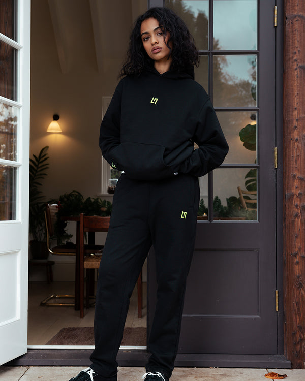 CORE STRAIGHT LEG JOGGERS - BLACK