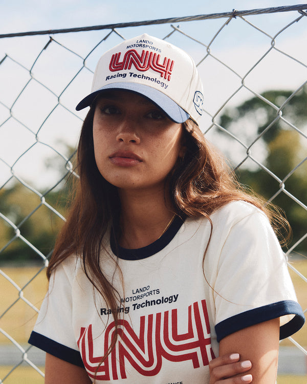 LN4 Racing Cap - Vintage White