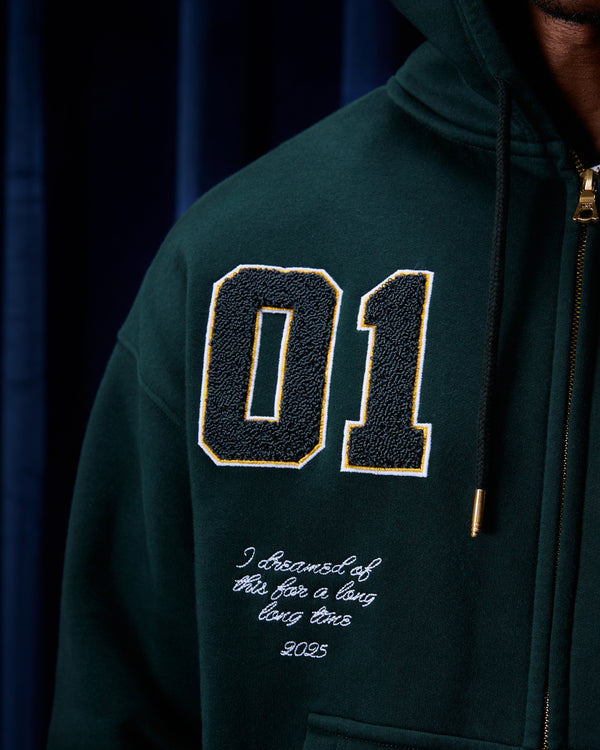 JOURNEY ZIP-UP - GREEN