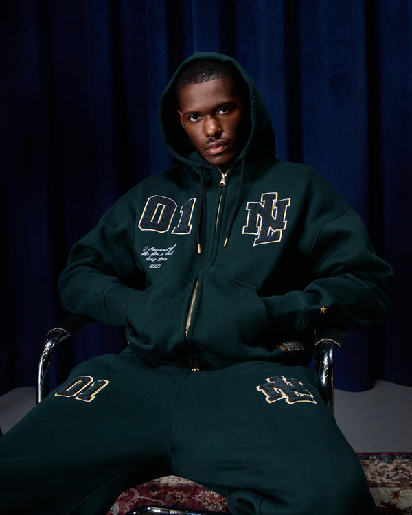 JOURNEY ZIP-UP - GREEN