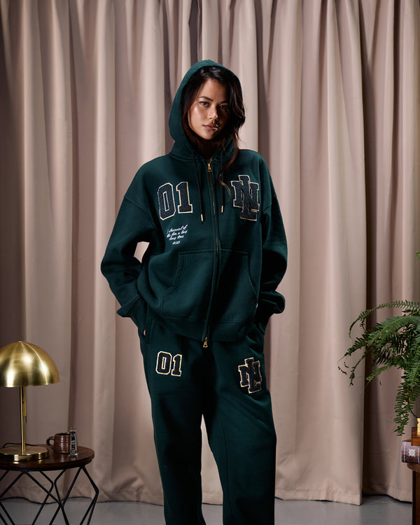 JOURNEY ZIP-UP - GREEN