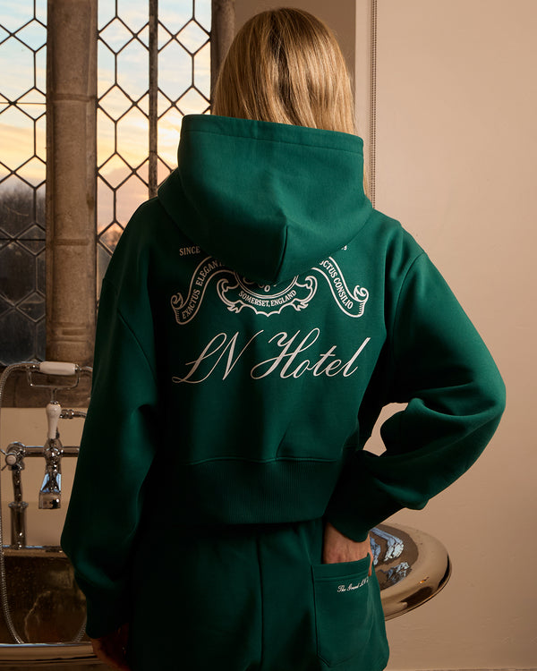 THE R&R CROPPED ZIP UP