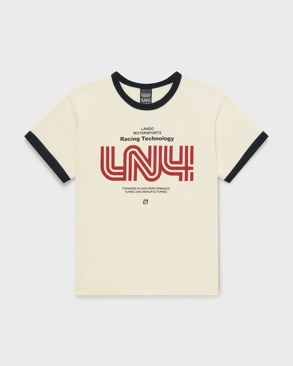 Ringer Fitted Tee - Vintage White