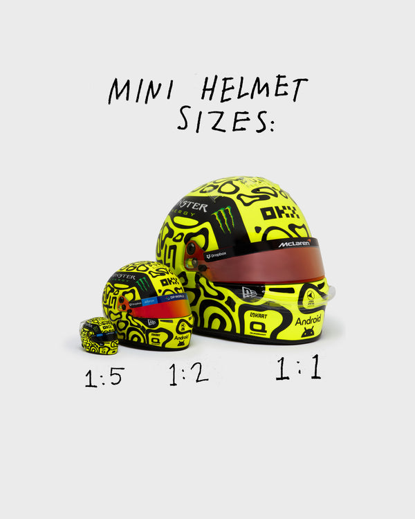 1:2 SCALE 2022 SEASON MINI HELMET – Lando Norris Store