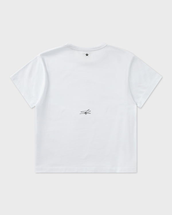 LN ESSENTIALS BABY TEE - WHITE