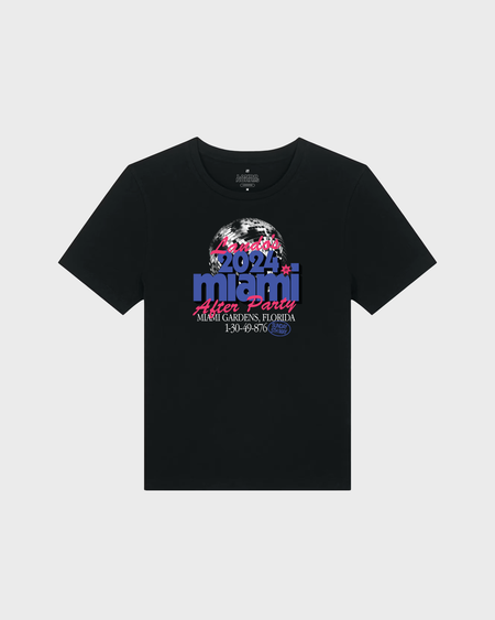FIRST WIN AFTER PARTY FITTED TEE - BLACK