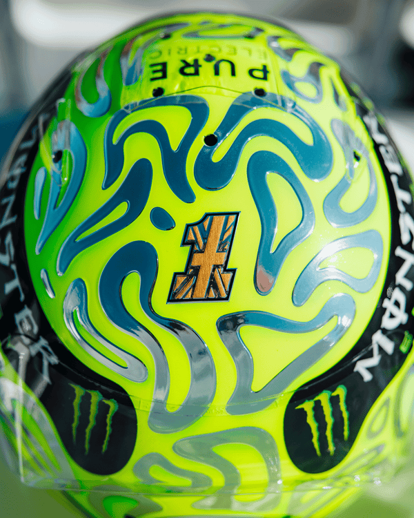 1:5 SCALE 2026 SILVERSTONE MINI HELMET
