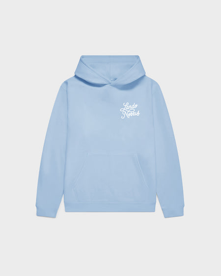 KIDS SCRIPT HOODIE - BLUE