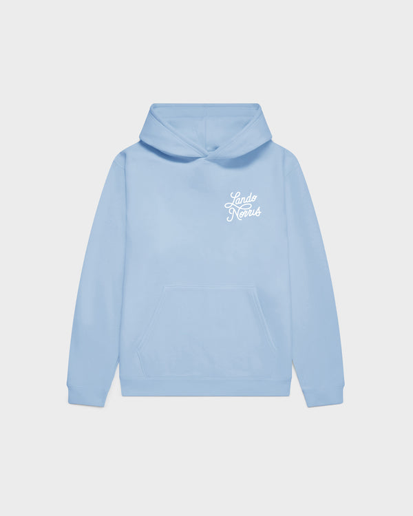 KIDS SCRIPT HOODIE - BLUE