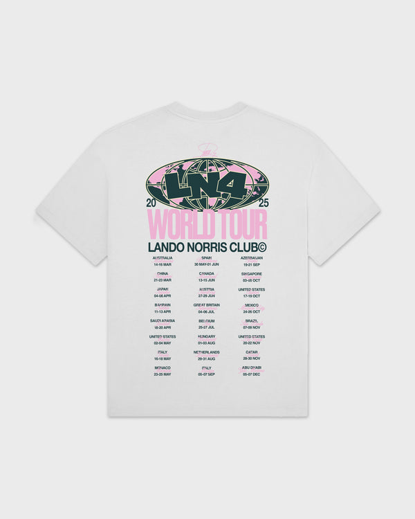 WORLD TOUR TEE - WHITE