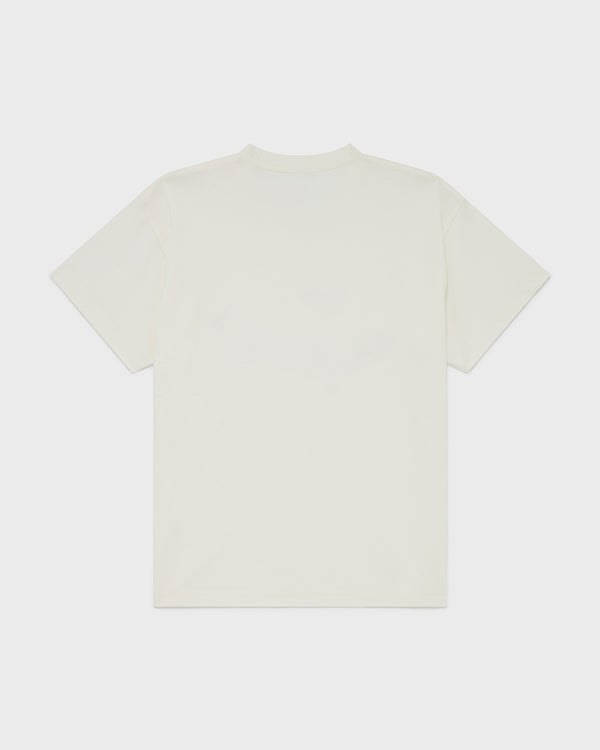PIXEL FITTED TEE - OFF WHITE