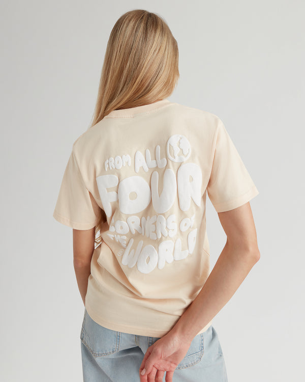 WORLDWIDE TEE - PEACH