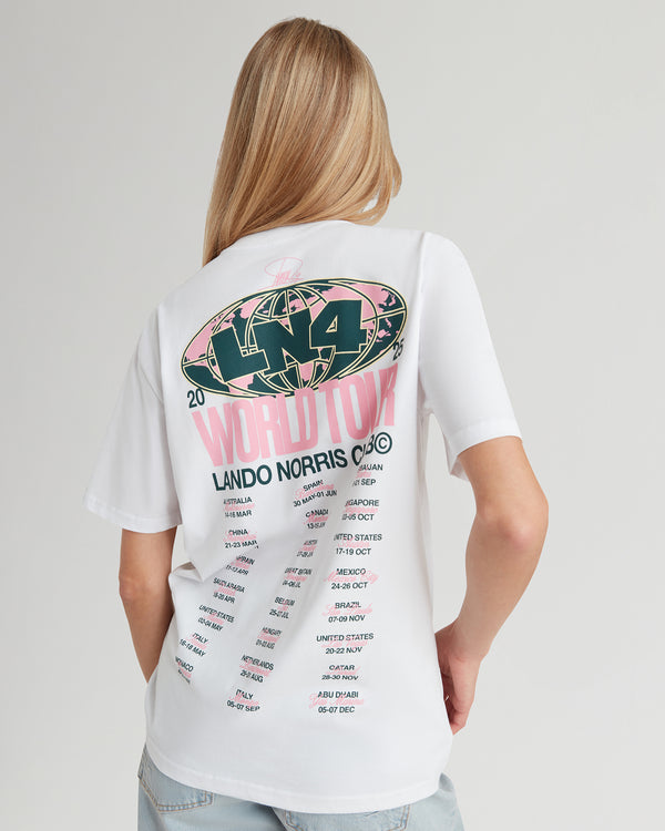 WORLD TOUR TEE - WHITE