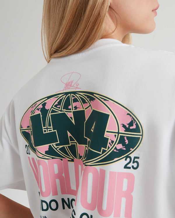 WORLD TOUR TEE - WHITE