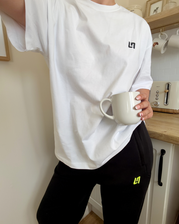 LN1 CORE BOXY TEE - WHITE