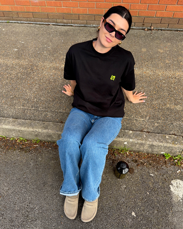 LN1 CORE BOXY TEE - BLACK